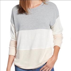 Socialite Colorblock Sweater- Large
